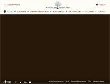 Tablet Screenshot of cabanesdesgrandslacs.com